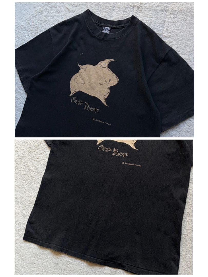 【90s USA製】Tシャツ ナイトメア ウギーブギー 裾袖シングル ブラック