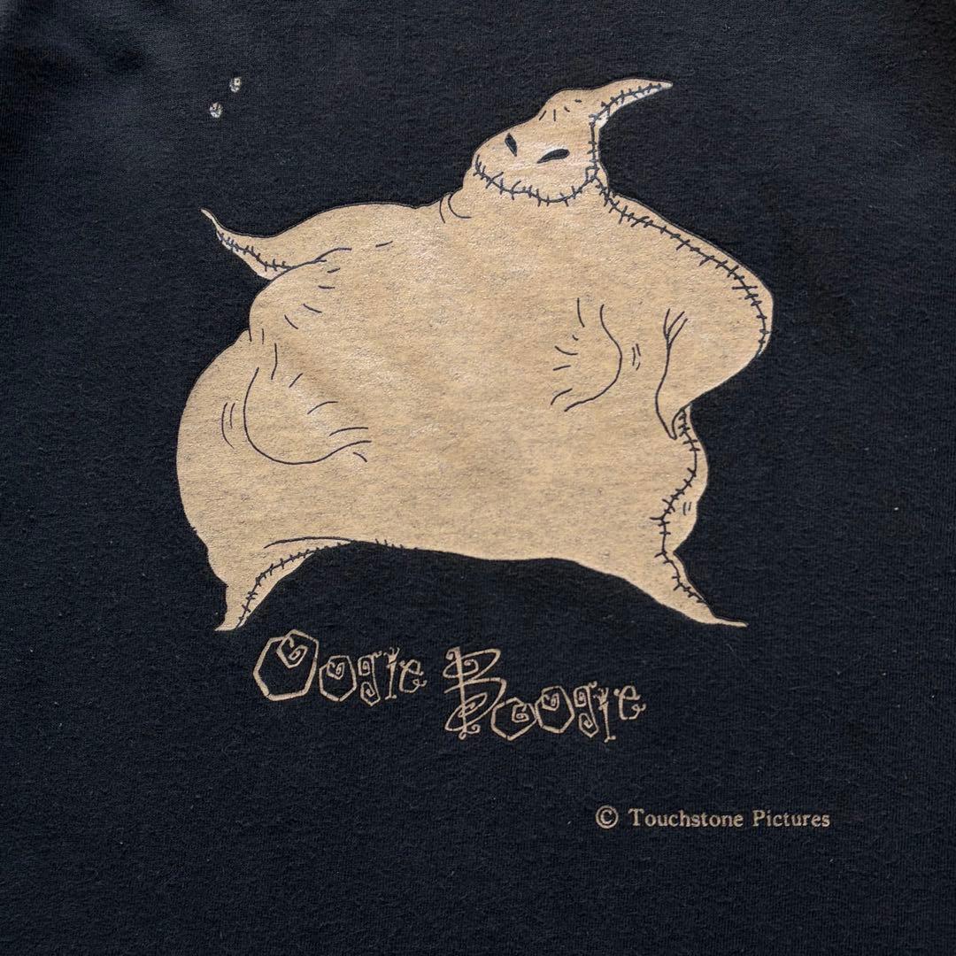 【90s USA製】Tシャツ ナイトメア ウギーブギー 裾袖シングル ブラック