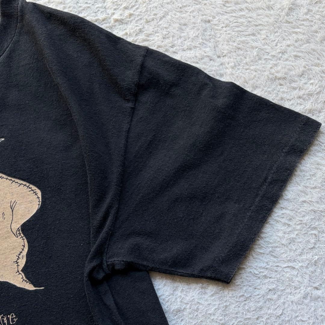 【90s USA製】Tシャツ ナイトメア ウギーブギー 裾袖シングル ブラック