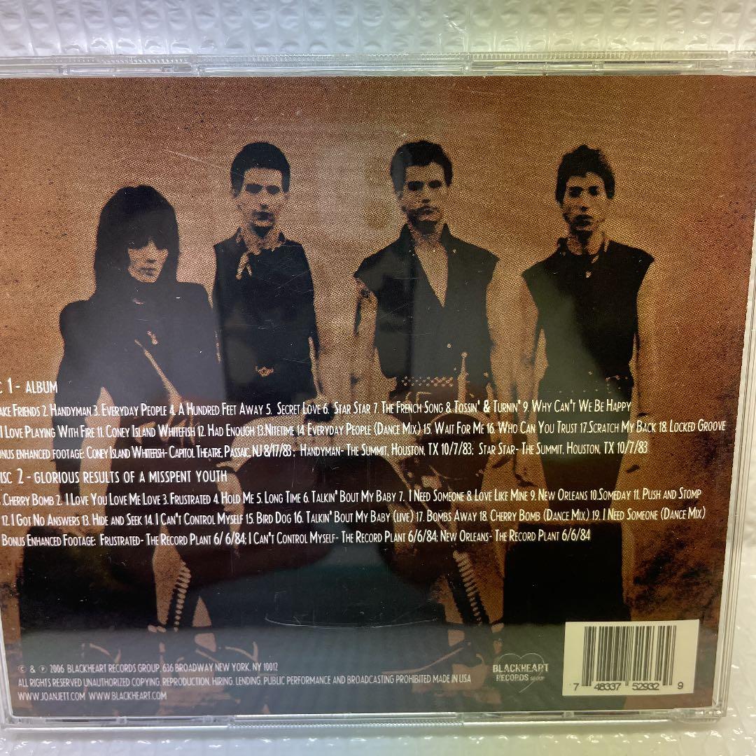 AOR 二枚組CD JOAN JETT album/glorious