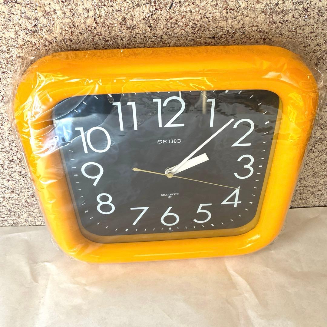 d*2様 昭和レトロ 動作品 セイコー SEIKO 掛時計 ポップ 80年代　当