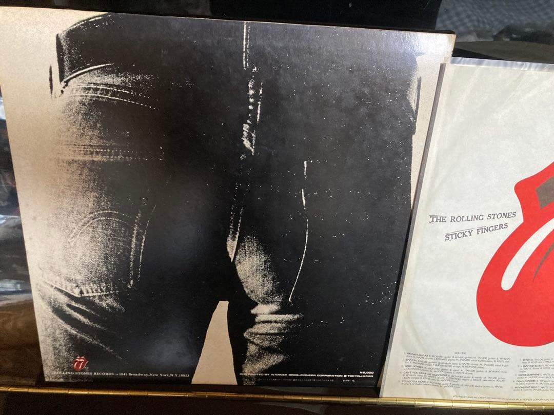帯無国内盤初版The Rolling Stones Sticky Fingers
