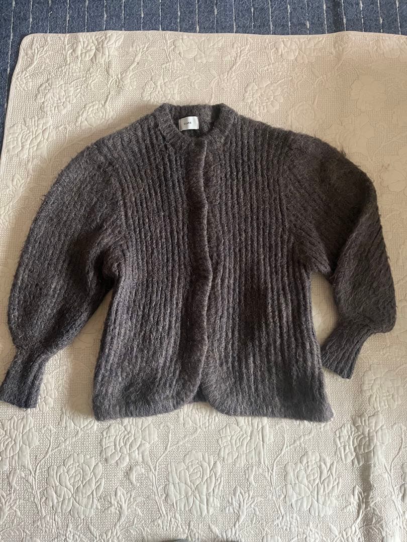 CLANE COLOR MOHAIR SHAGGY CARDIGAN クラネ