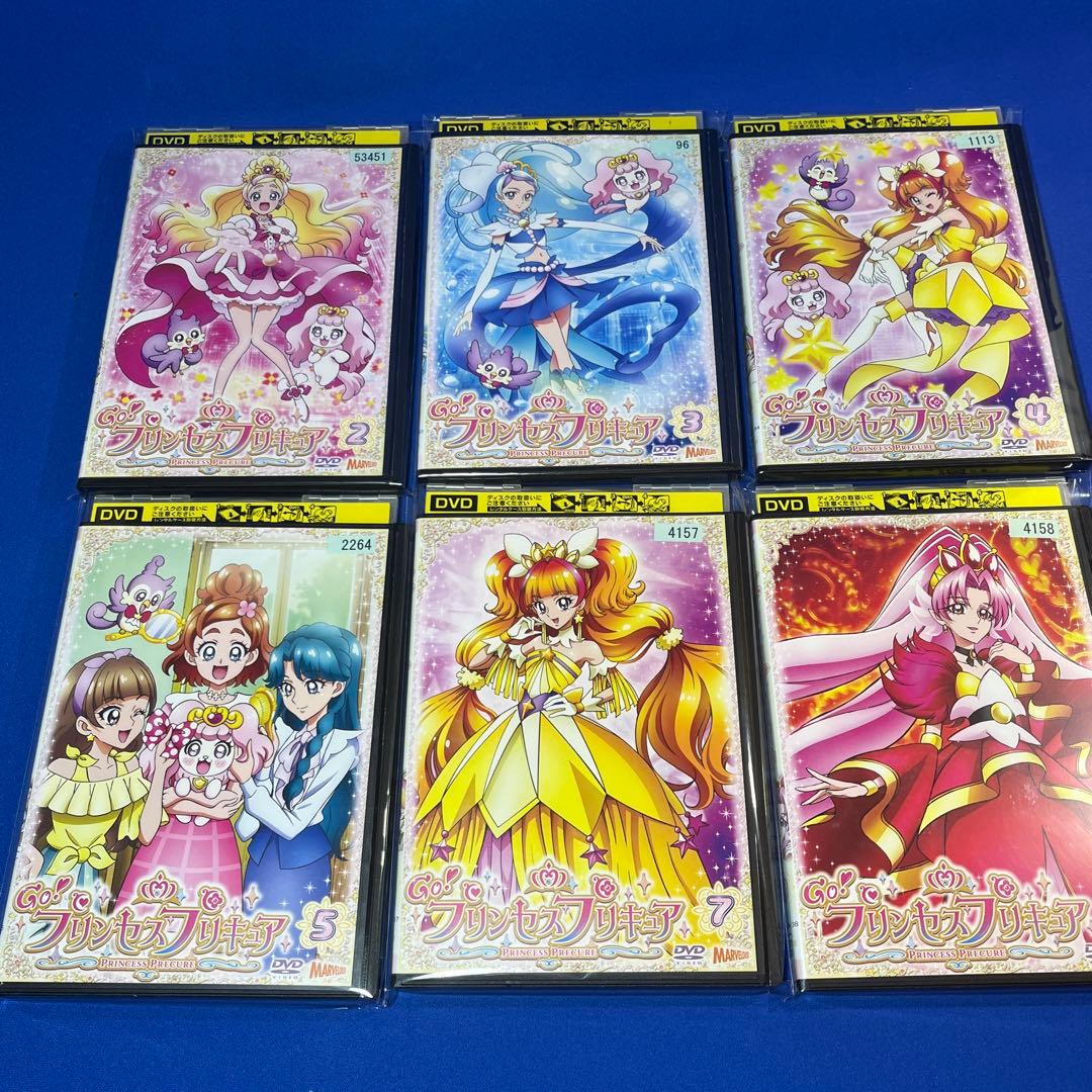 Go プリンセスプリキュア　DVD （1巻だけ欠品の）全15枚セット（レンタル）