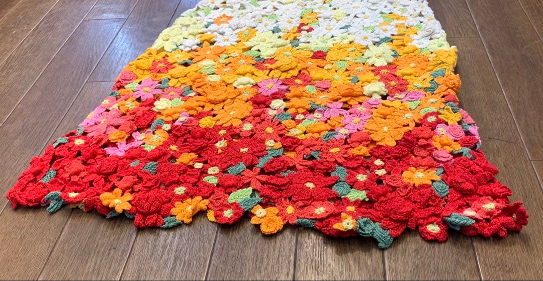KEITA MARUYAMA ケイタマルヤマ 花柄 かぎ編み ワンピース