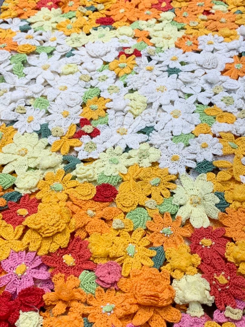 KEITA MARUYAMA ケイタマルヤマ 花柄 かぎ編み ワンピース