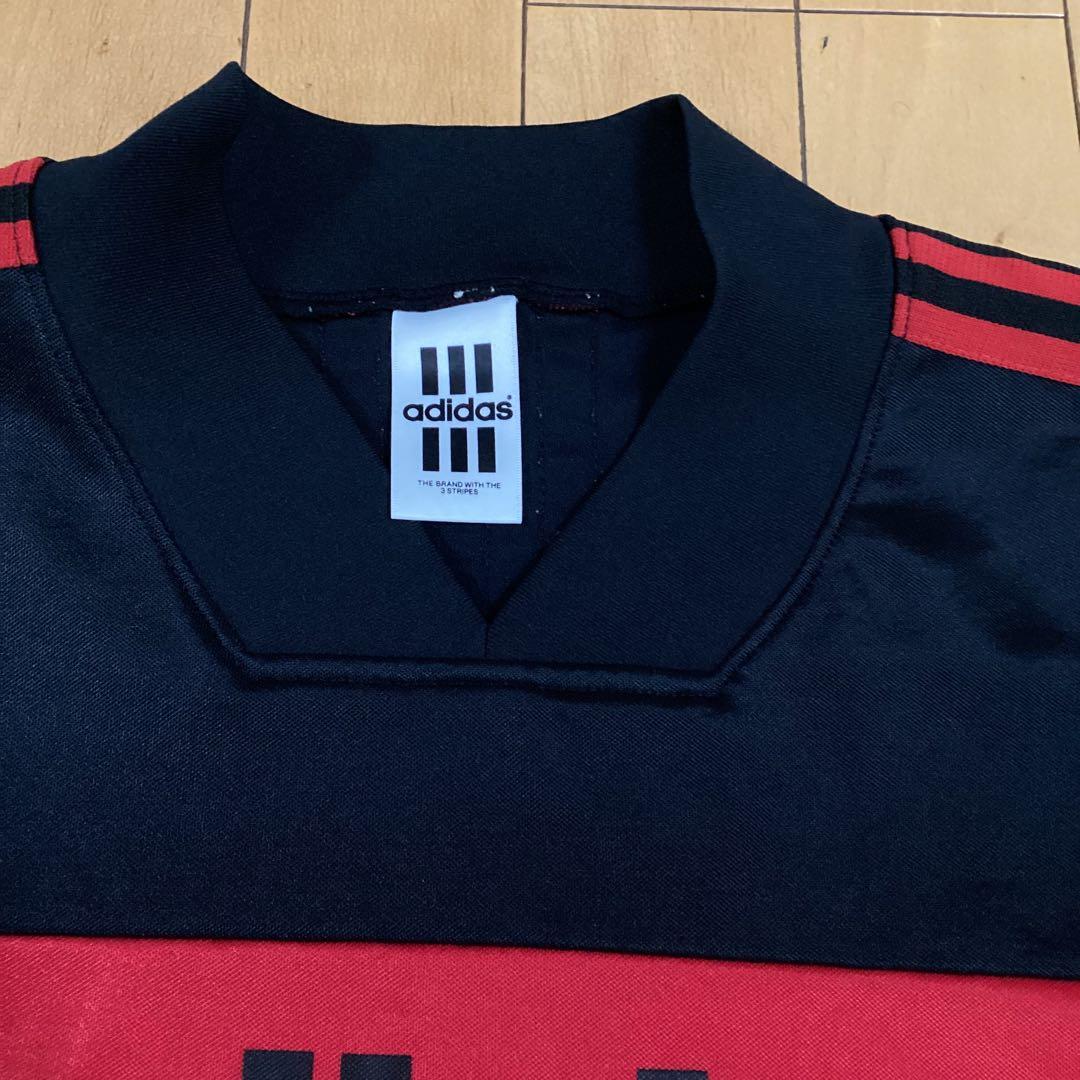 デサント製 オールドアディダス adidas ユニフォーム Tシャツ 半袖 XO