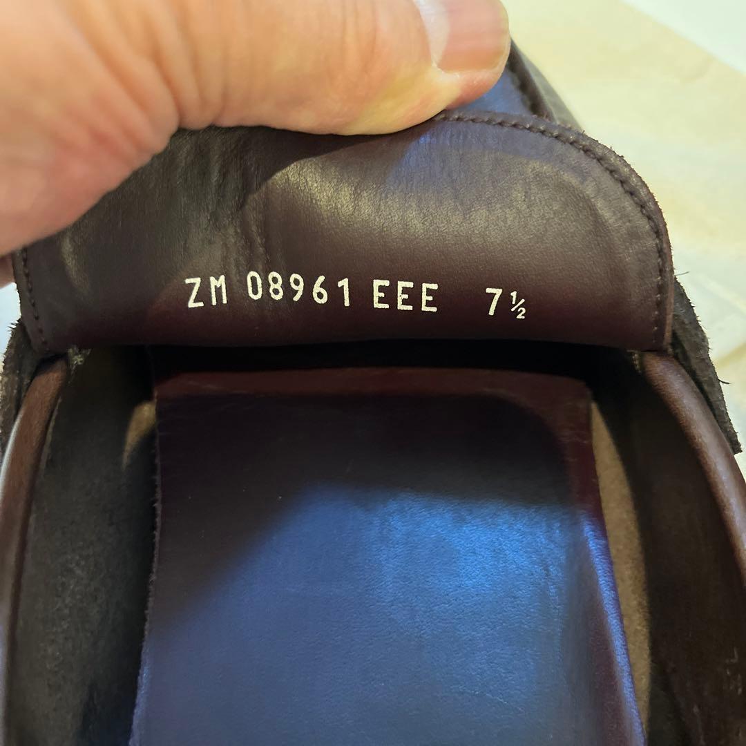 SF-4【USED美品】フェラガモ・スリッポン7.5EEE25.5~26.5cm