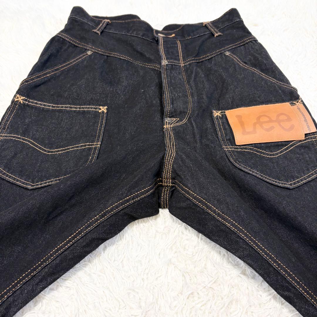 メルシーボークー × Lee うしろまえ サルエルデニム ブラック M