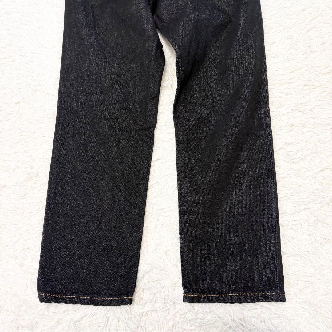 メルシーボークー × Lee うしろまえ サルエルデニム ブラック M