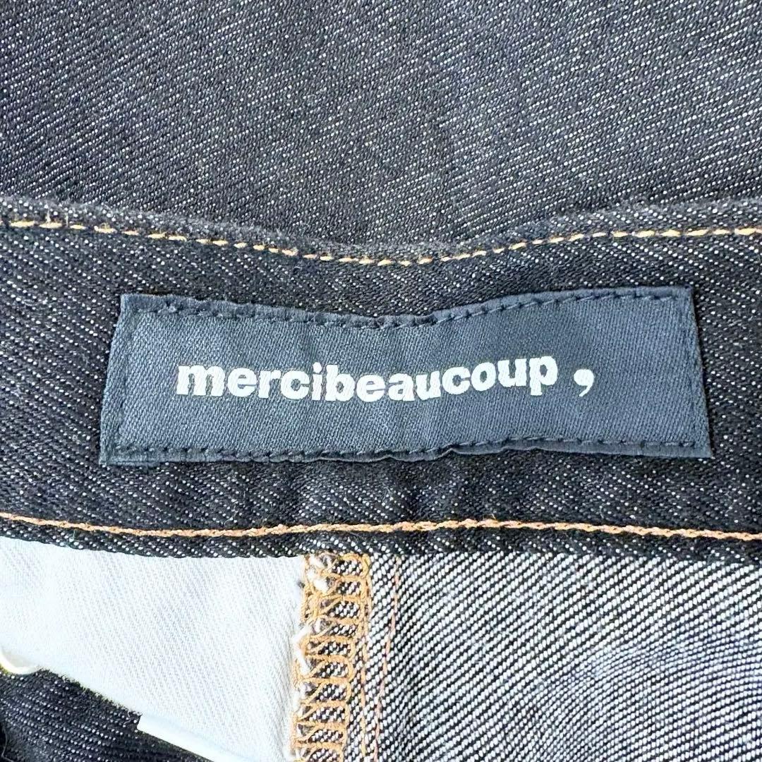 メルシーボークー × Lee うしろまえ サルエルデニム ブラック M