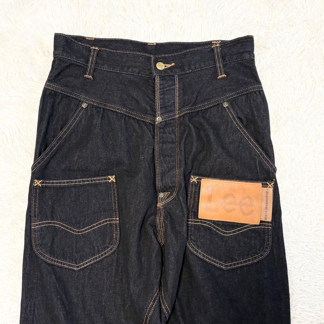 メルシーボークー × Lee うしろまえ サルエルデニム ブラック M
