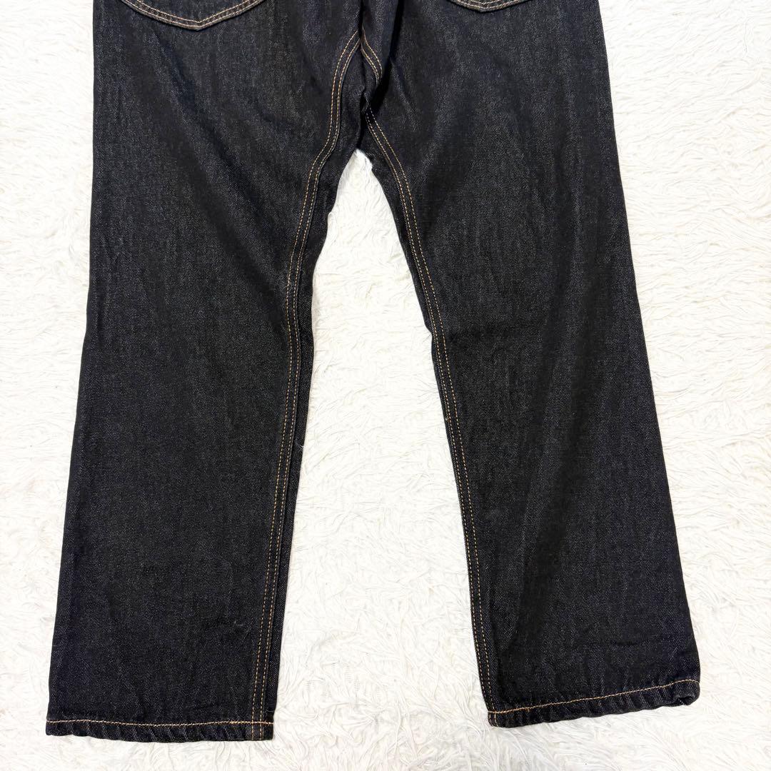 メルシーボークー × Lee うしろまえ サルエルデニム ブラック M