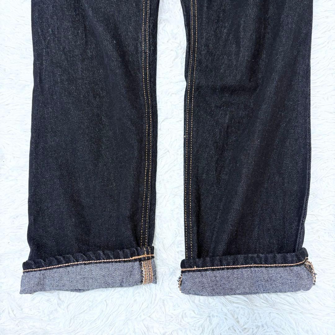 メルシーボークー × Lee うしろまえ サルエルデニム ブラック M