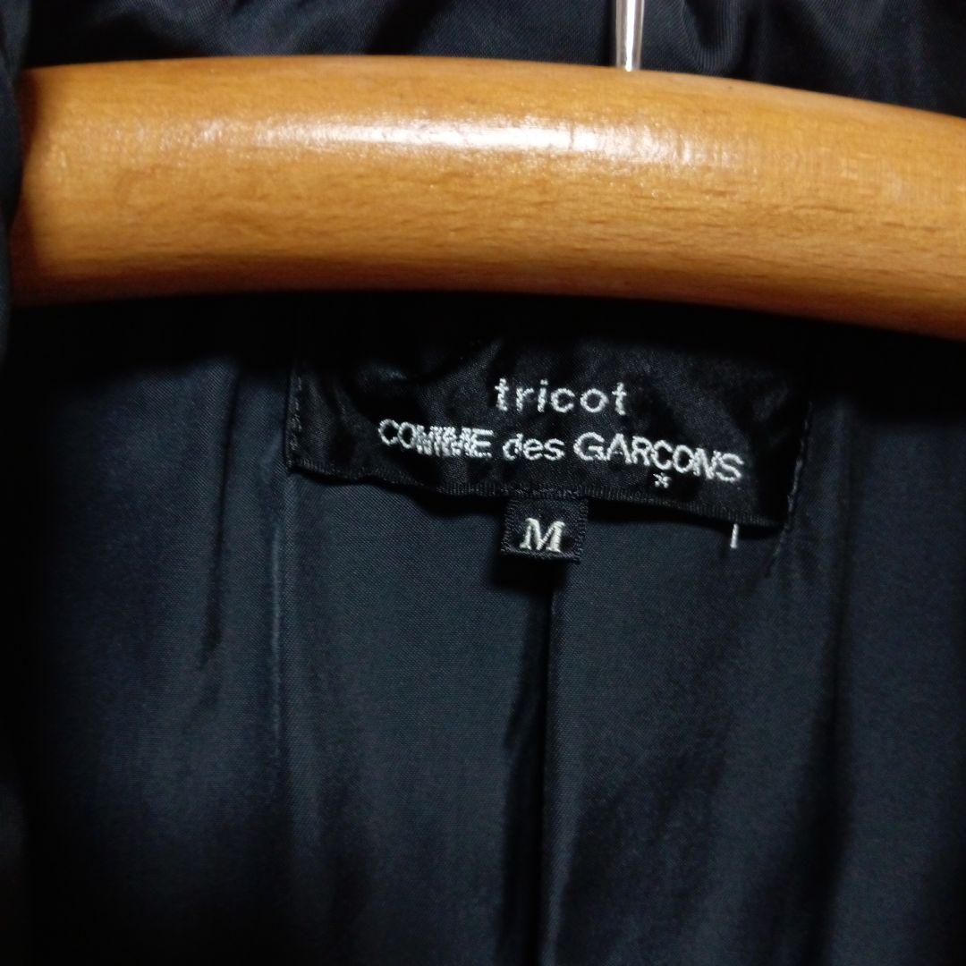 COMME des GARCONS 黒 テーラードサテンジャケット M