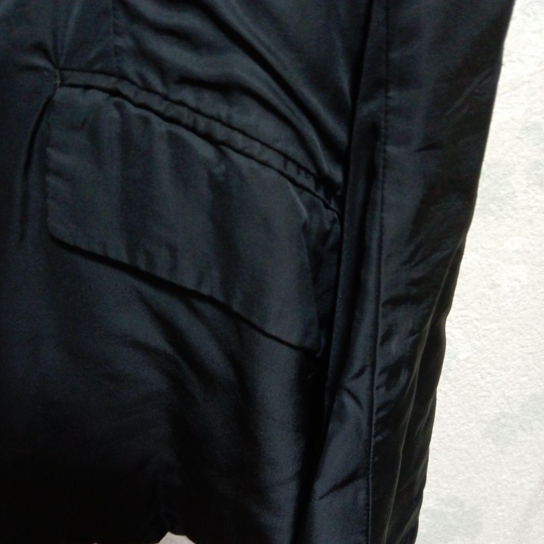 COMME des GARCONS 黒 テーラードサテンジャケット M