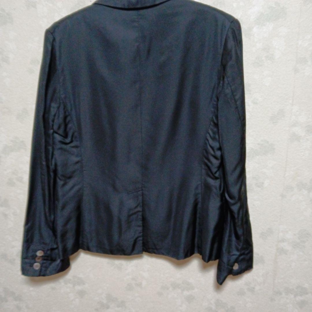 COMME des GARCONS 黒 テーラードサテンジャケット M