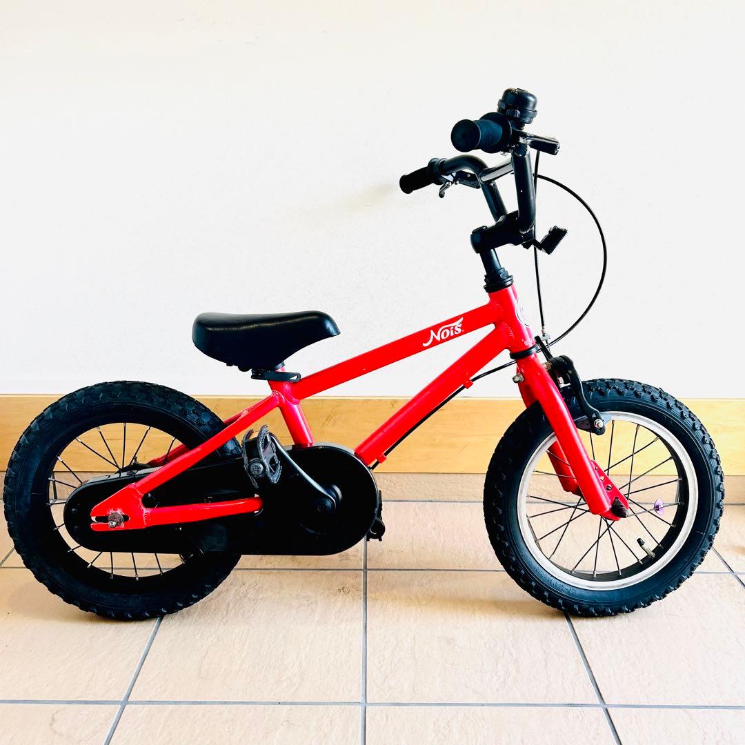 【室内保管・良品】NOiS KIDS 14インチ レッド キッズバイク