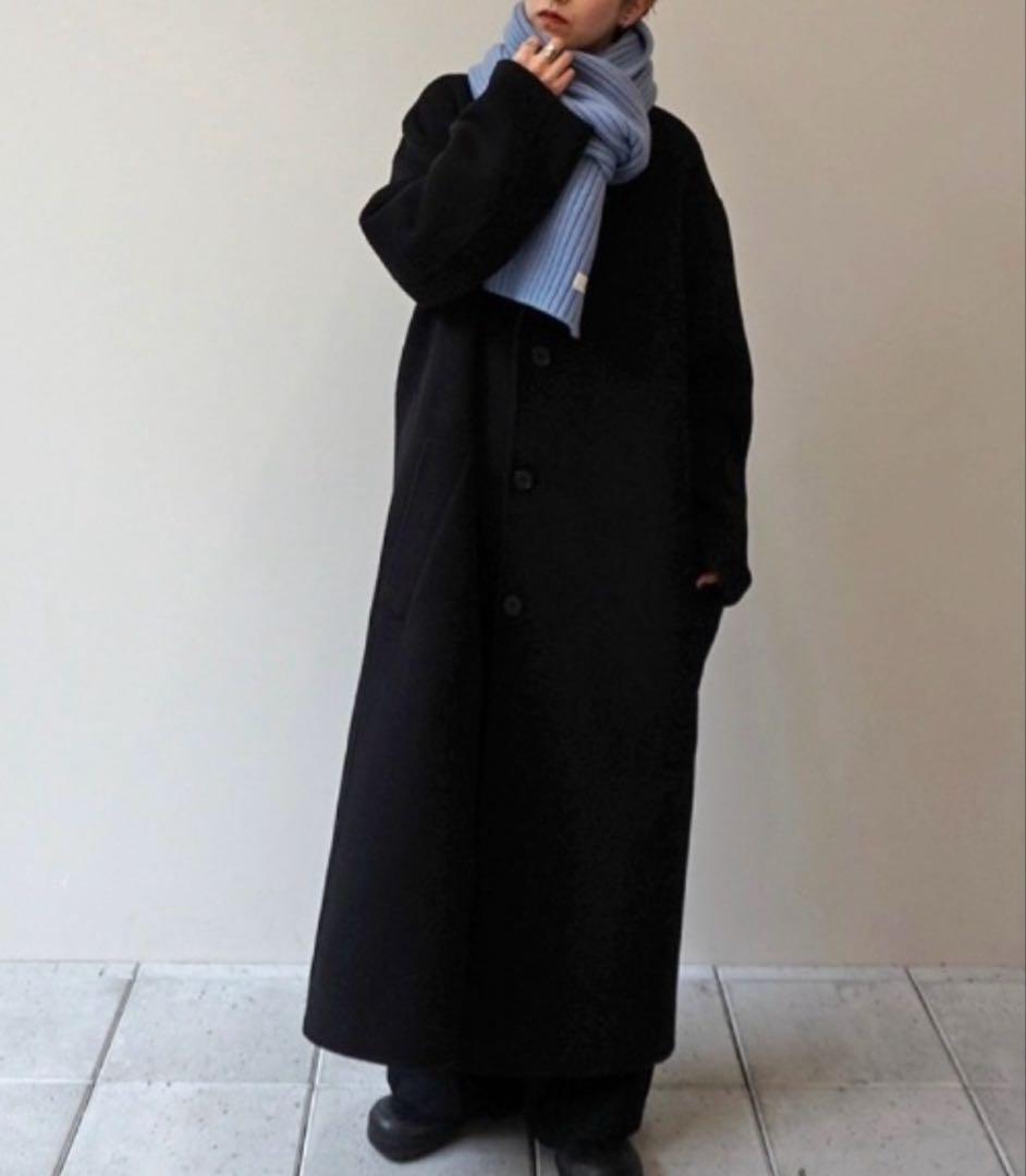 TODAYFUL Rib Knit Mufflerアイスブルー