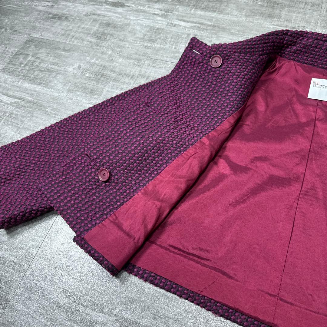美品 RED VALENTINO レッドヴァレンティノ ダブルショートジャケット