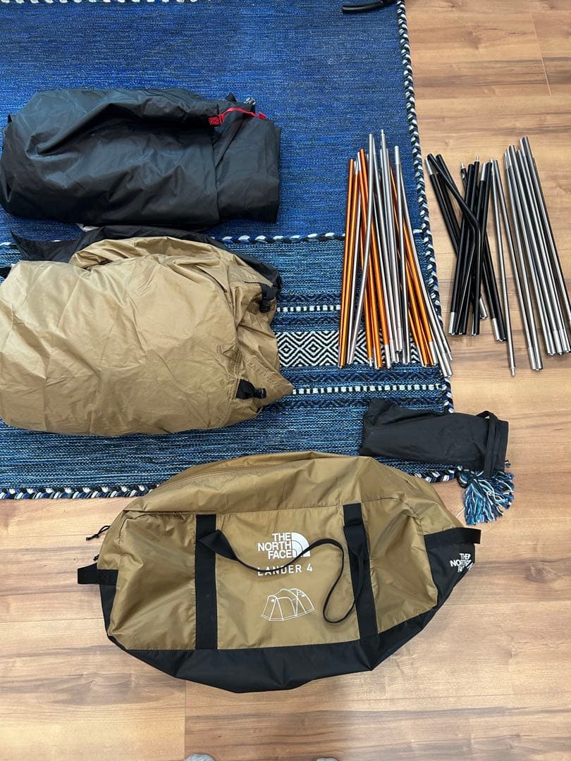 the north face lander4 限定色　ケルプタン　送料込み
