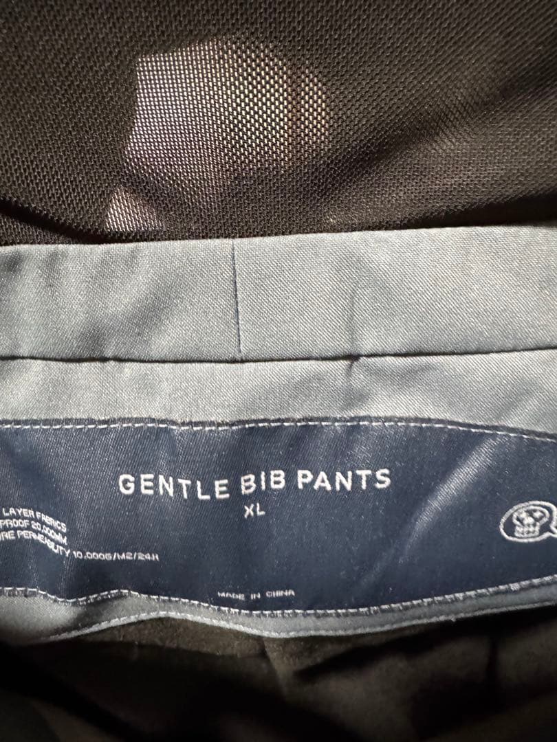 GENTLE BIB PANTS XL グレー