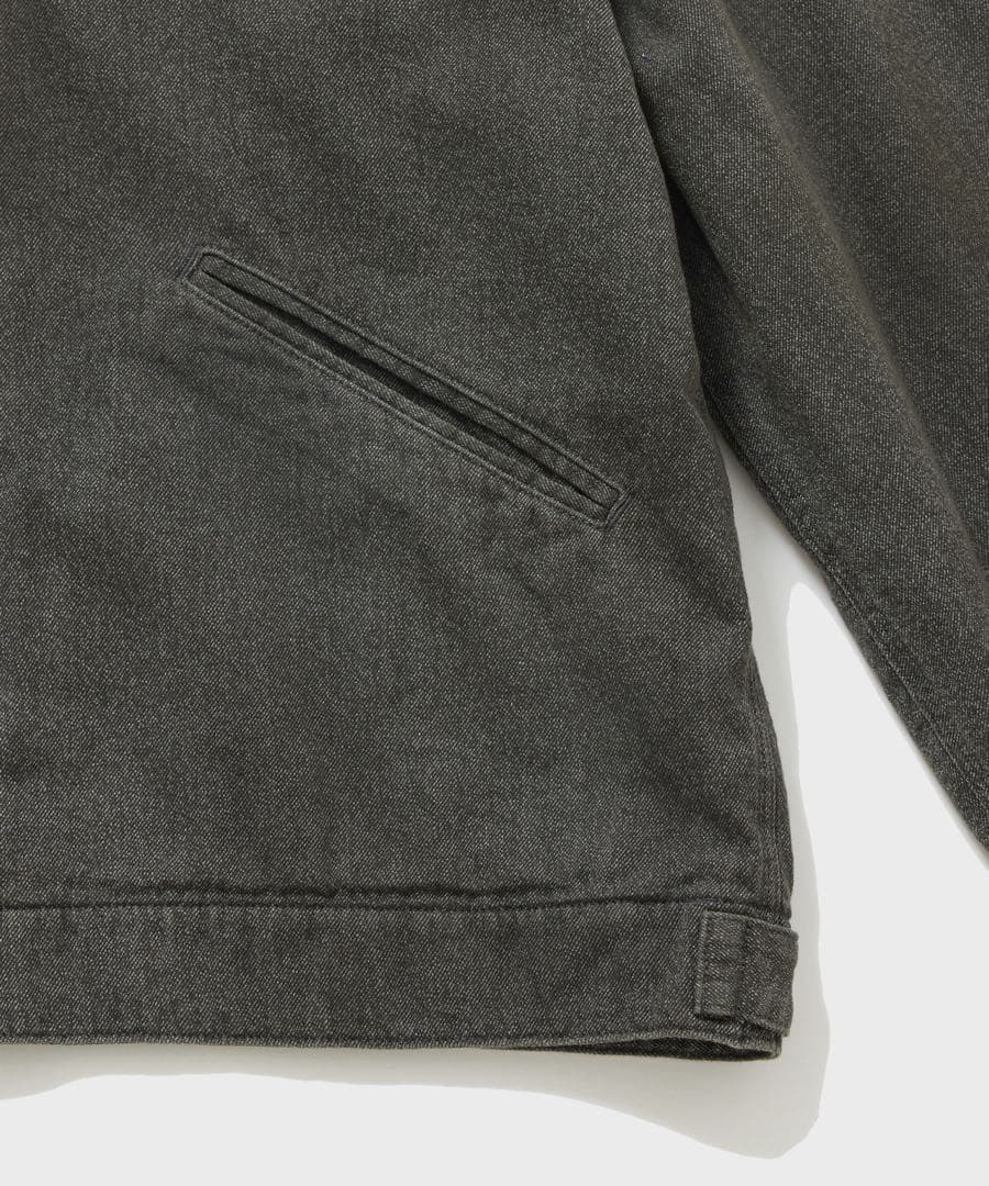 ジャケット・アウター A.PRESSE Black Chambray Detroit Jacket