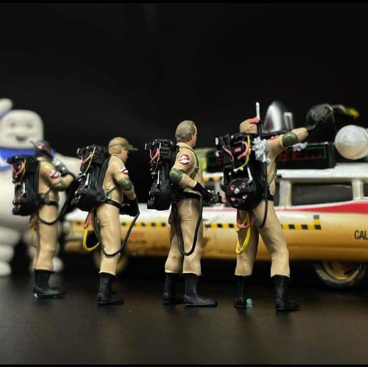 ◉1/64 ゴーストバスターズフィギュア4体セット《新品・未使用品》
