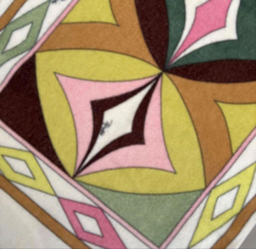 必見EMILIO PUCCI エミリオプッチ カシミア100%マフラーイタリア製