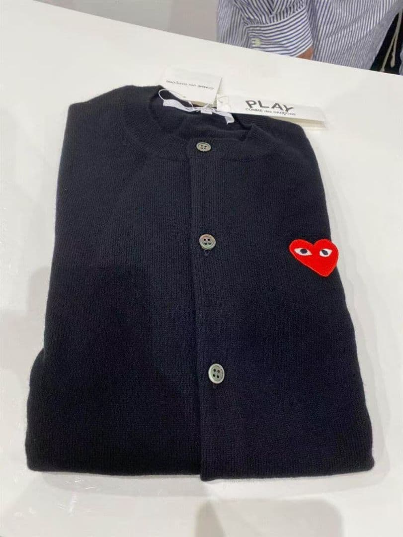 PLAY COMME des GARCONS カーディガン Mサイズ黑#1