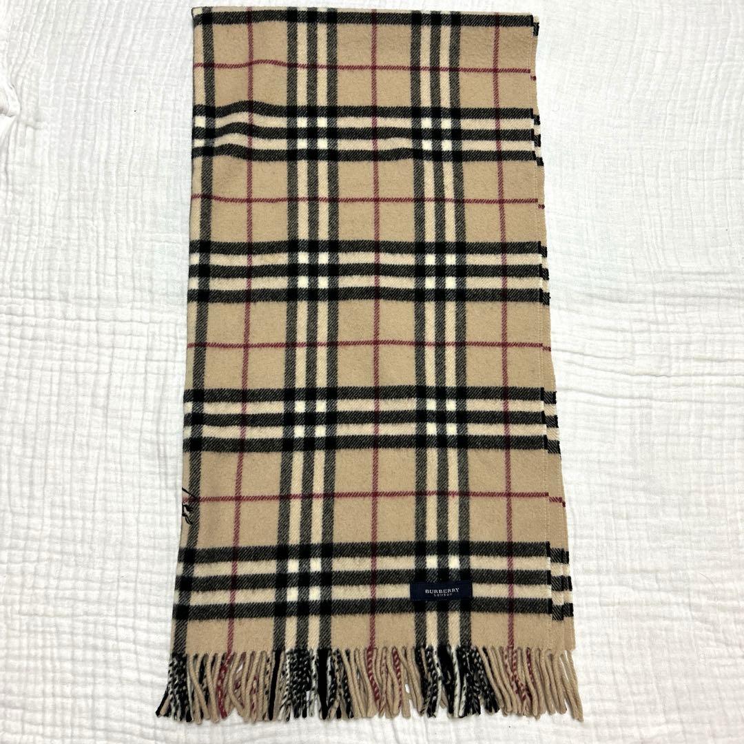 c*e様 【美品】バーバリーロンドン　大判ストール　マフラー　チェック　スカーフ