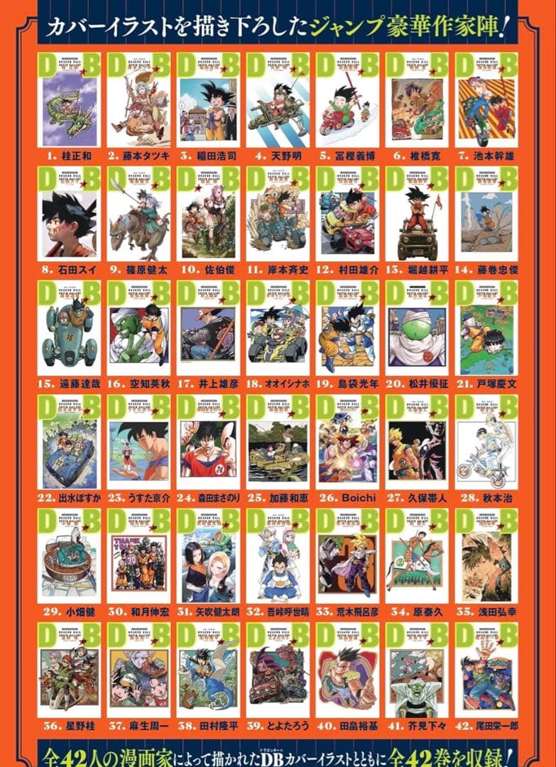 DRAGON BALL Double Cover Box 42巻セット