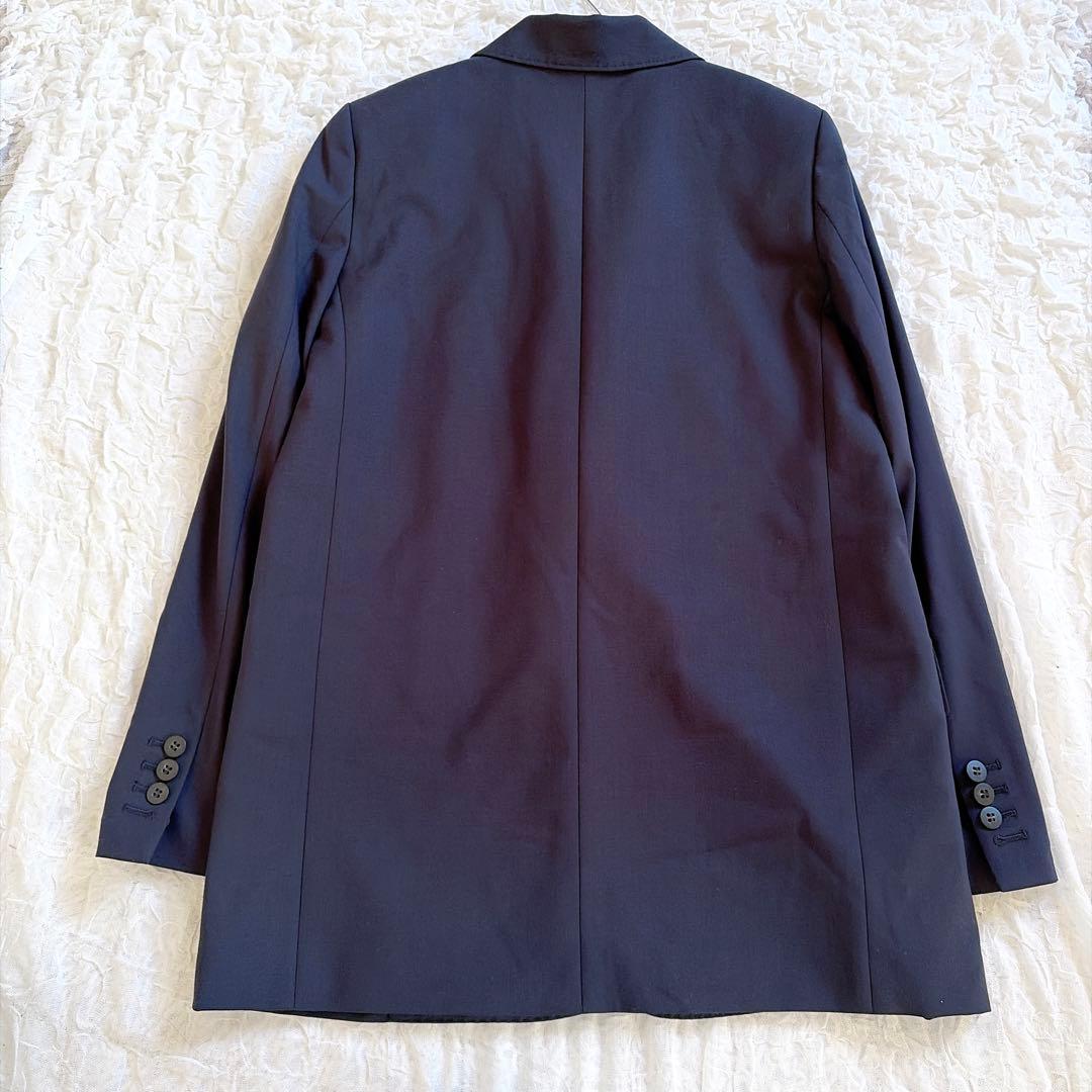 【セオリー】極美品✨ダブルブレストジャケット ストレッチ メリノウール