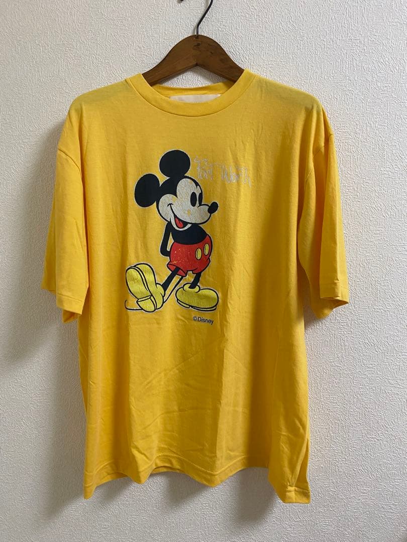 【みさ】THE SHINZONE ミッキーTシャツ 2023SS イエロー