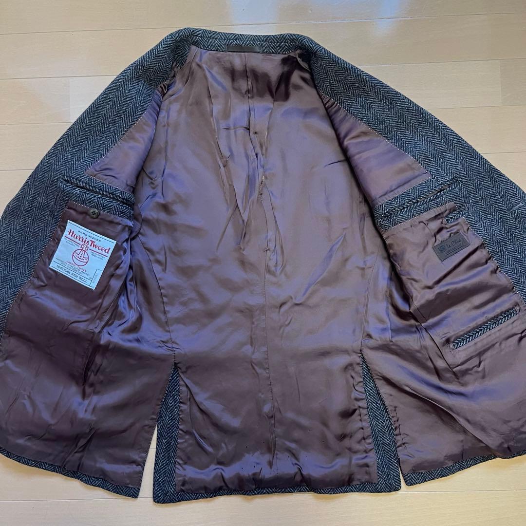Harris Tweed ハリスツイード テーラードジャケット ツイード