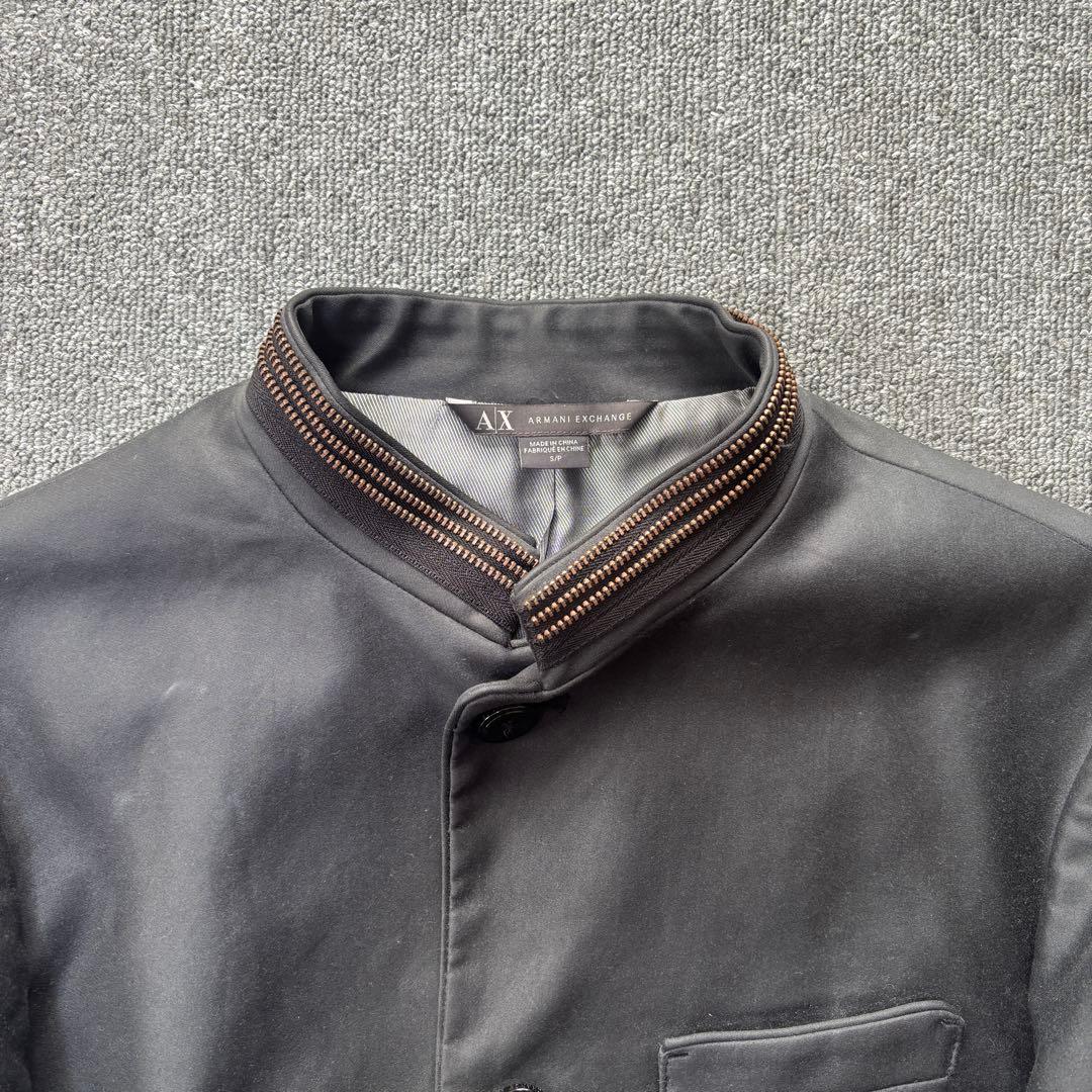 Armani exchange 3連ジップディテール テーラードジャケット