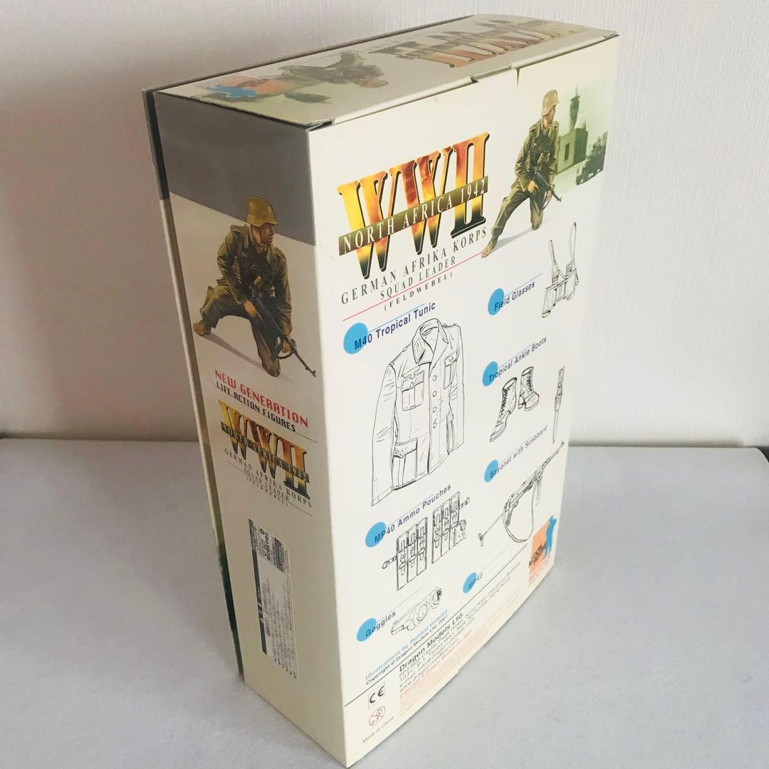 【未使用/美品】ドラゴンモデルズ 1/6 フィギュア 独アフリカ軍団分隊長 軍曹
