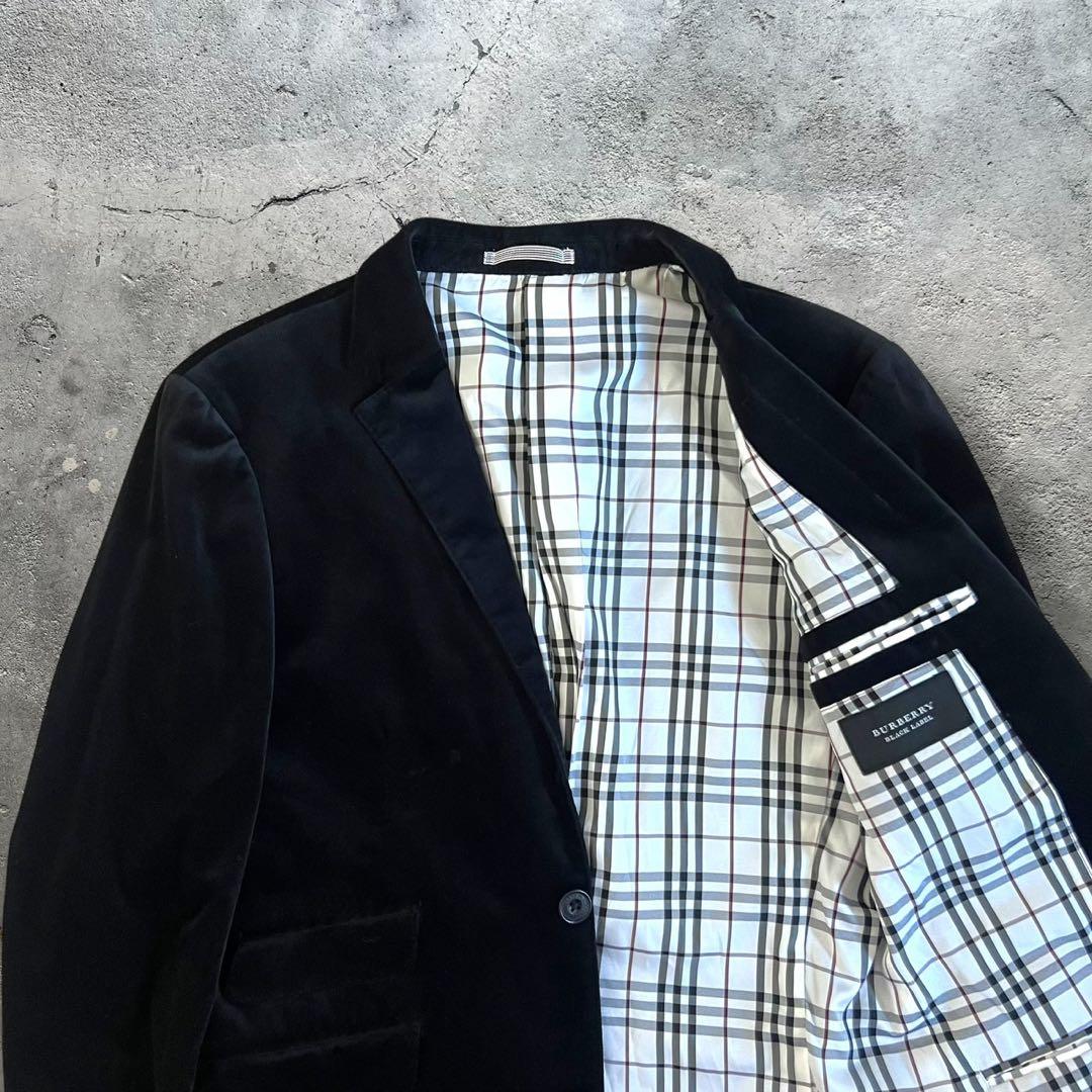 Burberry バーバリー ベロア テーラードジャケット