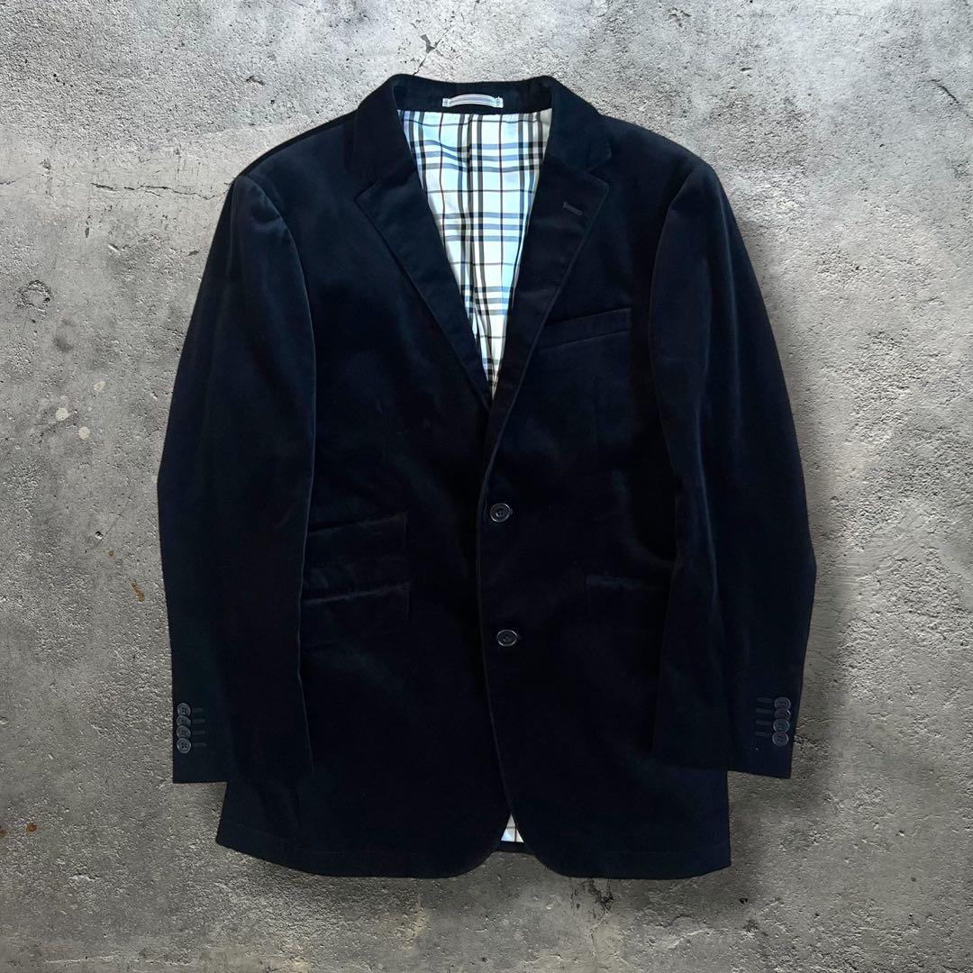 Burberry バーバリー ベロア テーラードジャケット