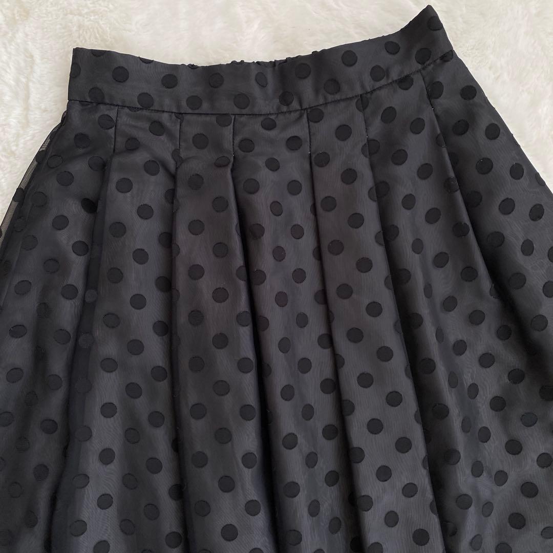 ラトータリテ シアードットタックスカート 36