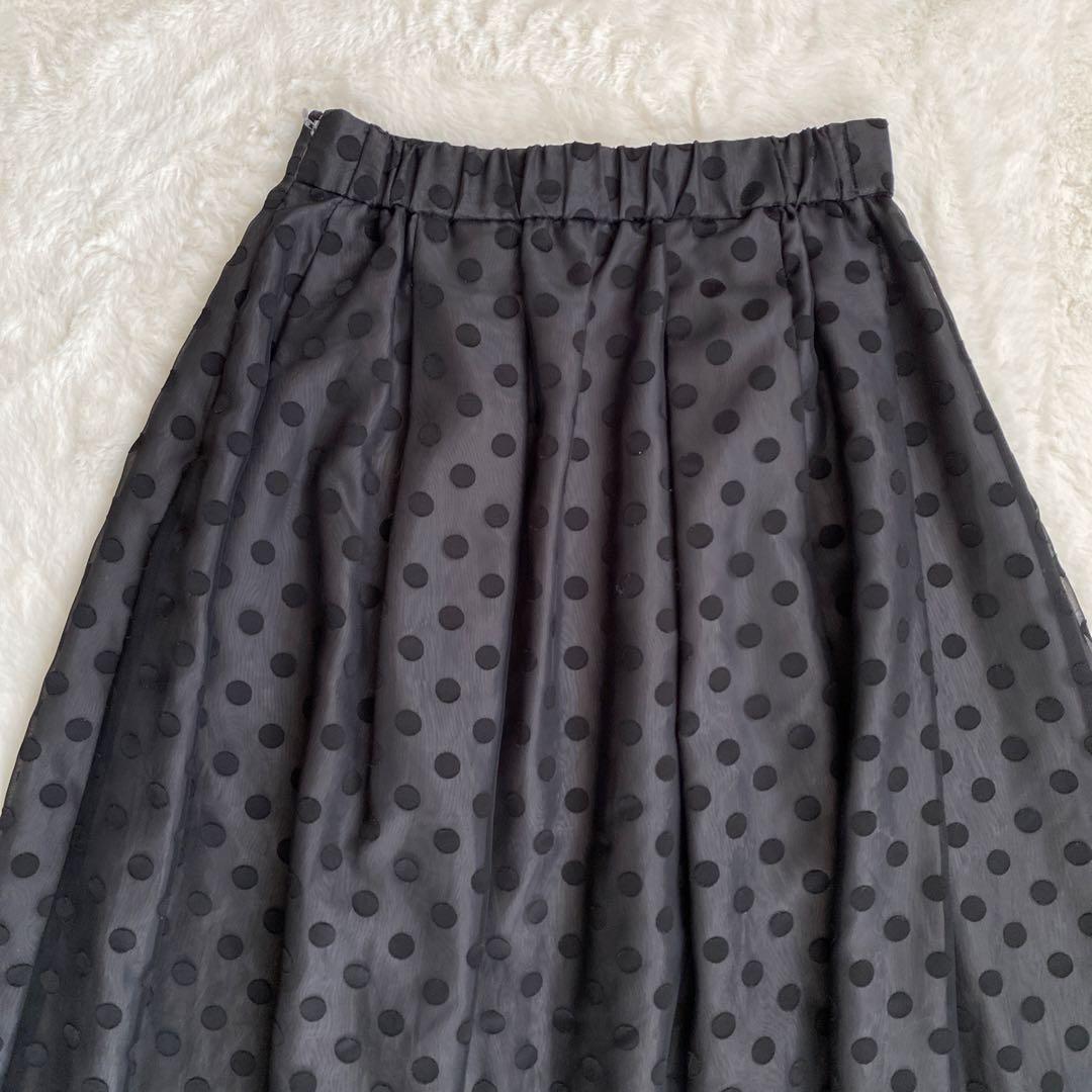 ラトータリテ シアードットタックスカート 36