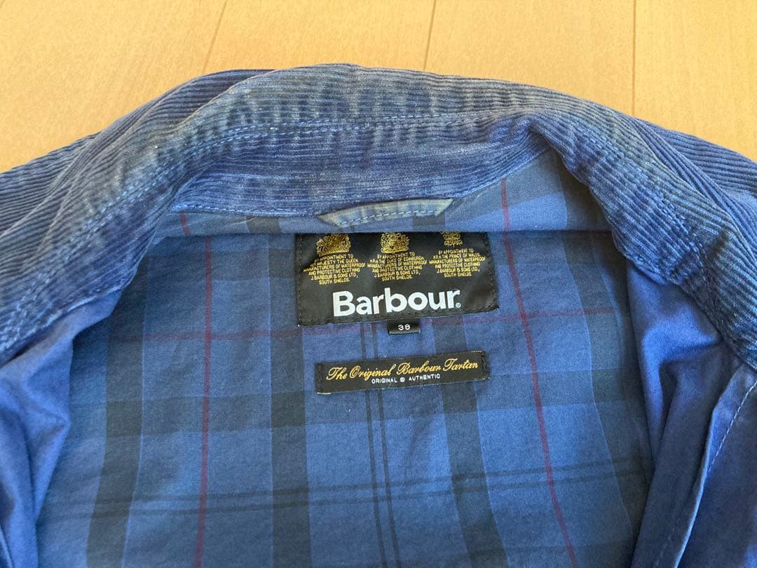 ジャケット・アウター Babour SL OVERDYE BORDER 38
