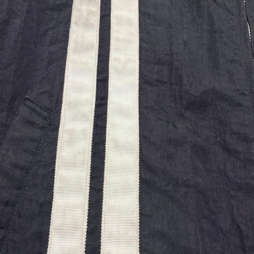 RUDEGALLERY刺繍レーシングジャケットM黒ブラックブルゾンワッペン白
