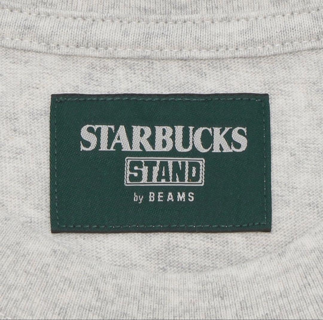 STARBUCKS STAND by BEAMS トミカ Tシャツ S グレー