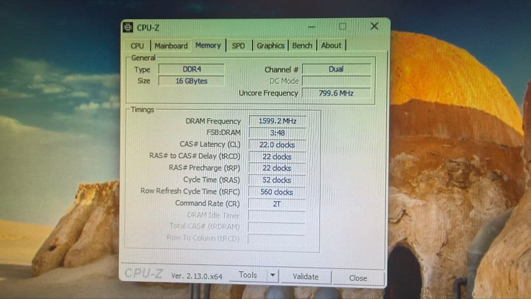 DDR4 8GBx2枚 16GB pc4-3200 動作確認済み ①