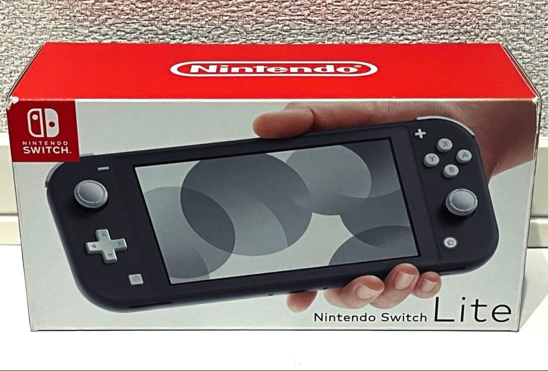 値下 良好 Nintendo Switch Lite グレー 本体 充電器 付