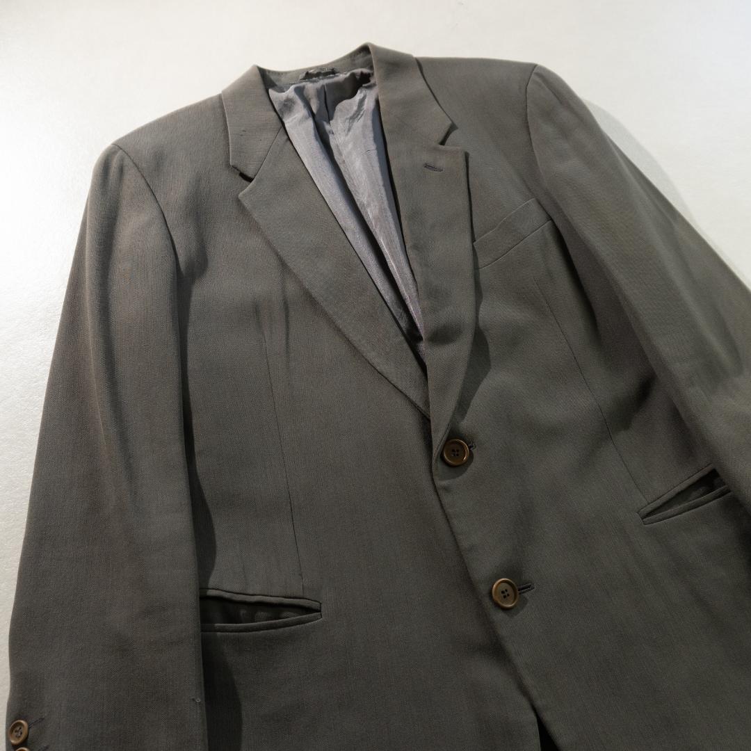 GIORGIO ARMANI シングルテーラードジャケット グレー/CZ219