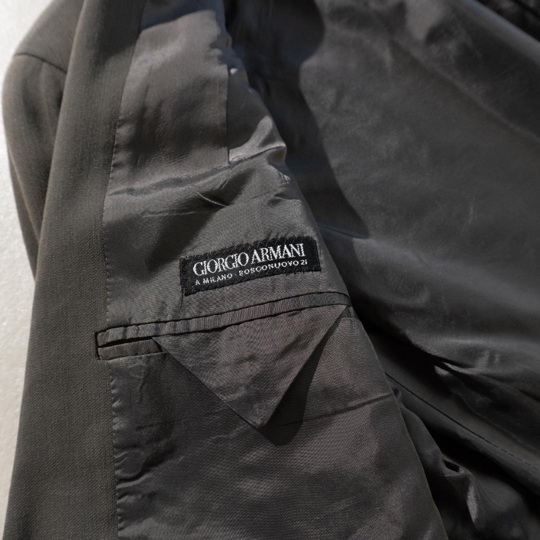 GIORGIO ARMANI シングルテーラードジャケット グレー/CZ219