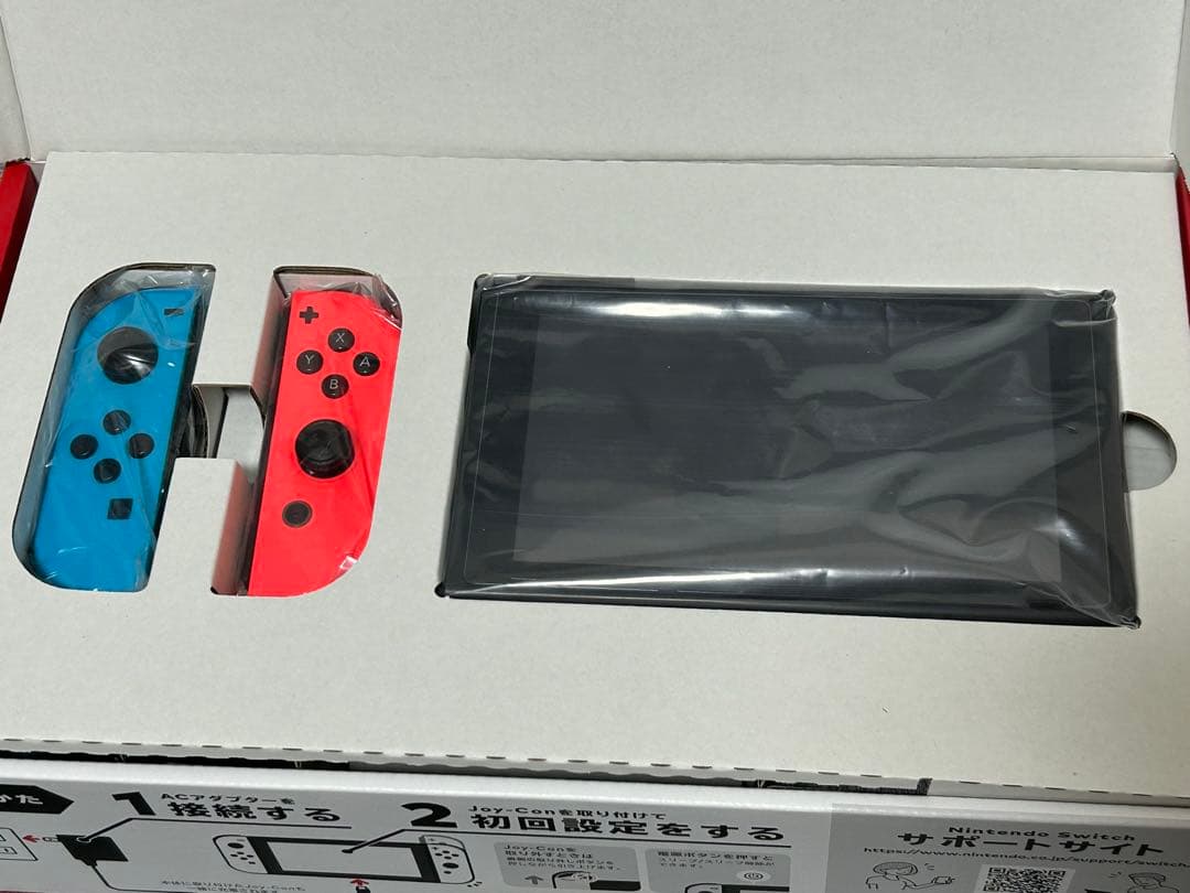 【動作確認済み】Nintendo Switch 本体 ネオンブルー/ネオンレッド