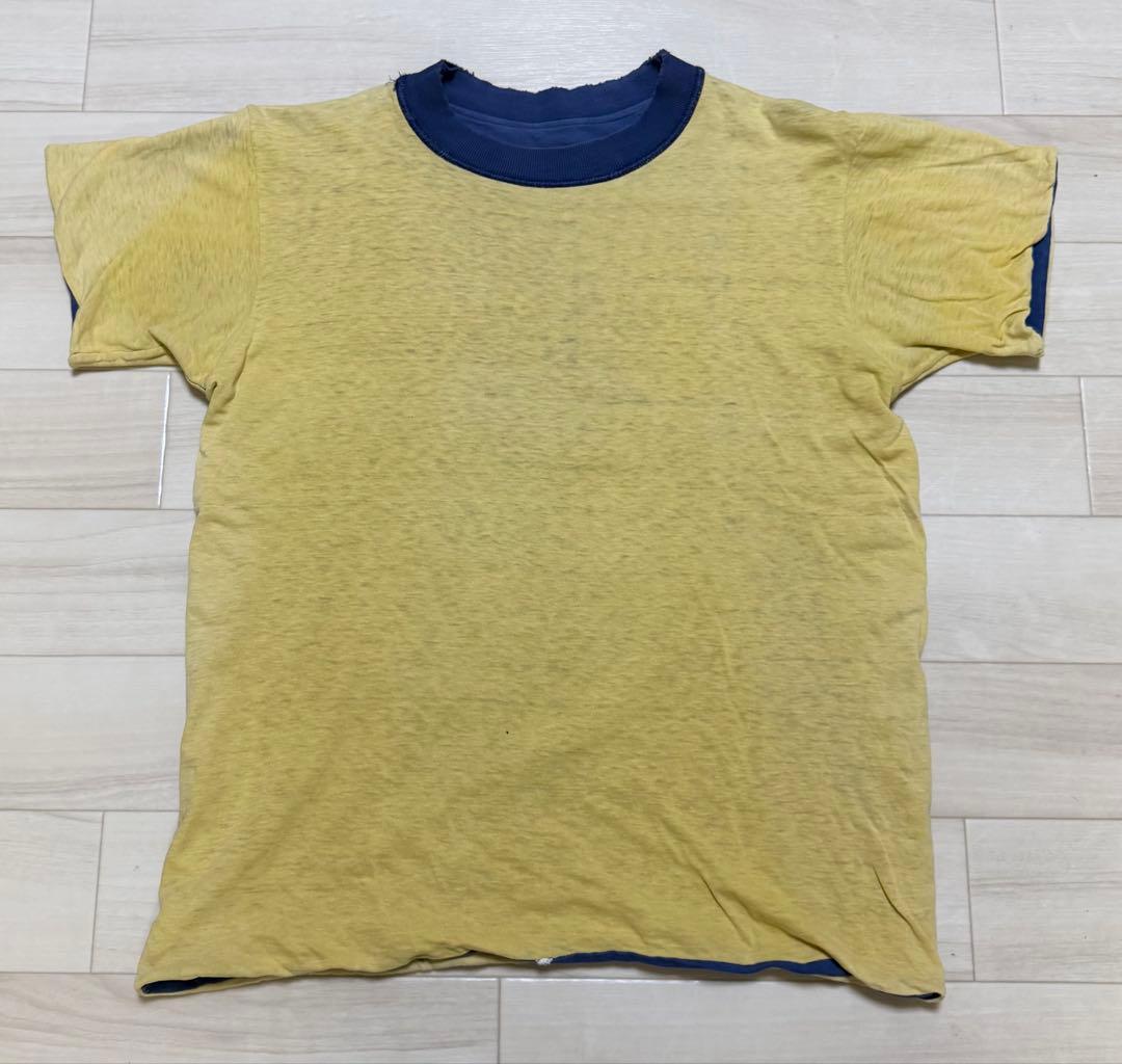 60s 70s ヴィンテージ リバーシブルtシャツ